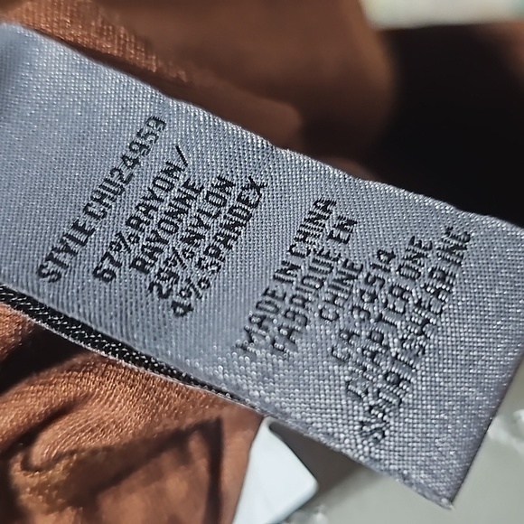 One by Chapter One Brown‎ Joggers Pants Size XS NWT - Picture 4 of 5